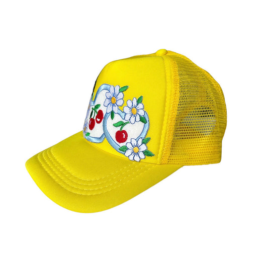 CABAS: TWO HEARTS Trucker Patch Hat - FREE SHIPPING!