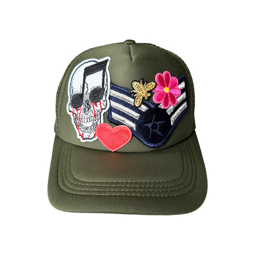 CABAS: CROOKED TEETH Trucker Patch Hat - FREE SHIPPING!