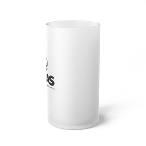 CABAS: THUNDER Frosted Glass Beer Mug (16oz)