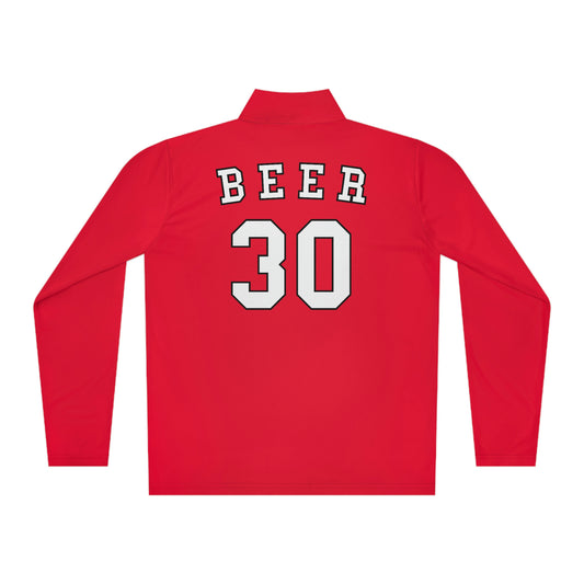 CABAS: BEER THIRTY Unisex Quarter-Zip Pullover