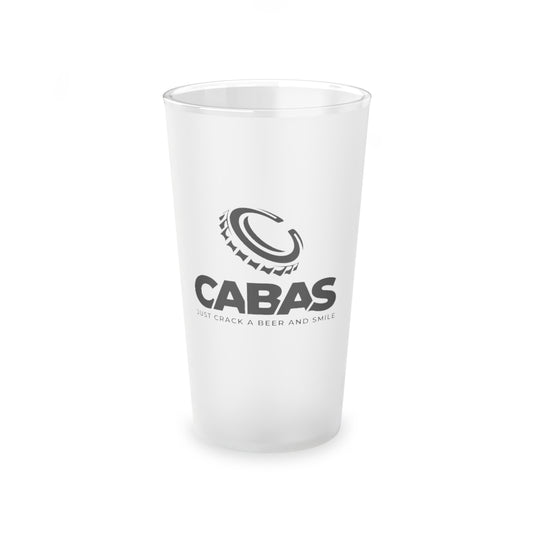 CABAS: CHEERS Frosted Pint Glass (16oz)