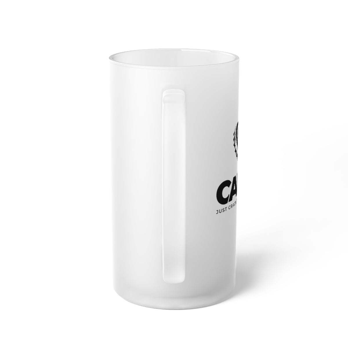 CABAS: THUNDER Frosted Glass Beer Mug (16oz)