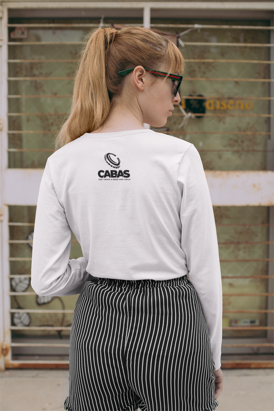 CABAS: WASTED Long Sleeve T-Shirt (White)