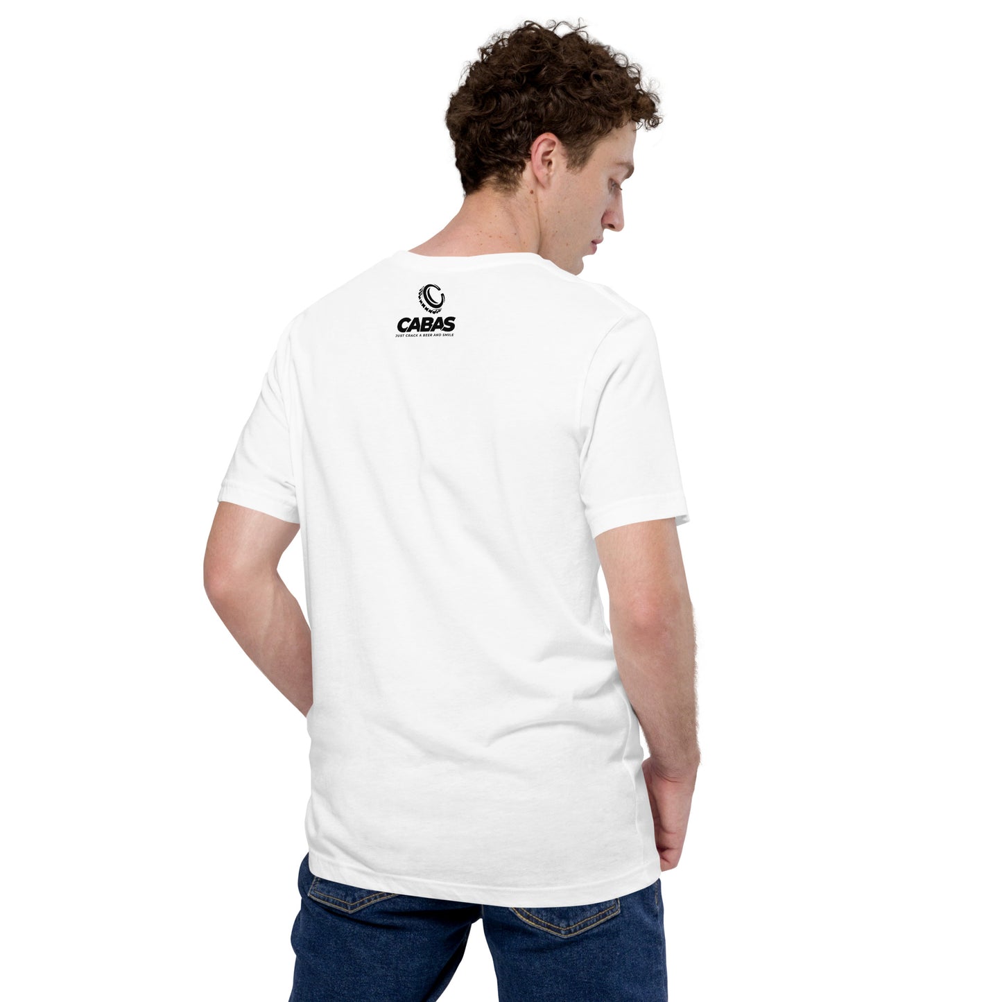 CABAS: SMILEY Men's T-Shirt (Black/Yellow) - Multiple Tee Colors