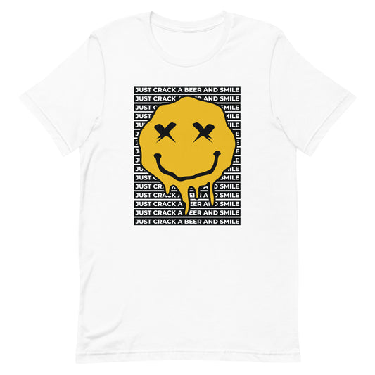 CABAS: SMILEY Men's T-Shirt (Black/Yellow) - Multiple Tee Colors
