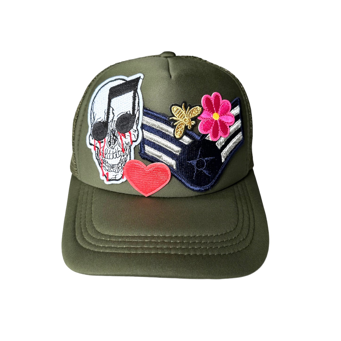 CABAS: CROOKED TEETH Trucker Patch Hat - FREE SHIPPING!