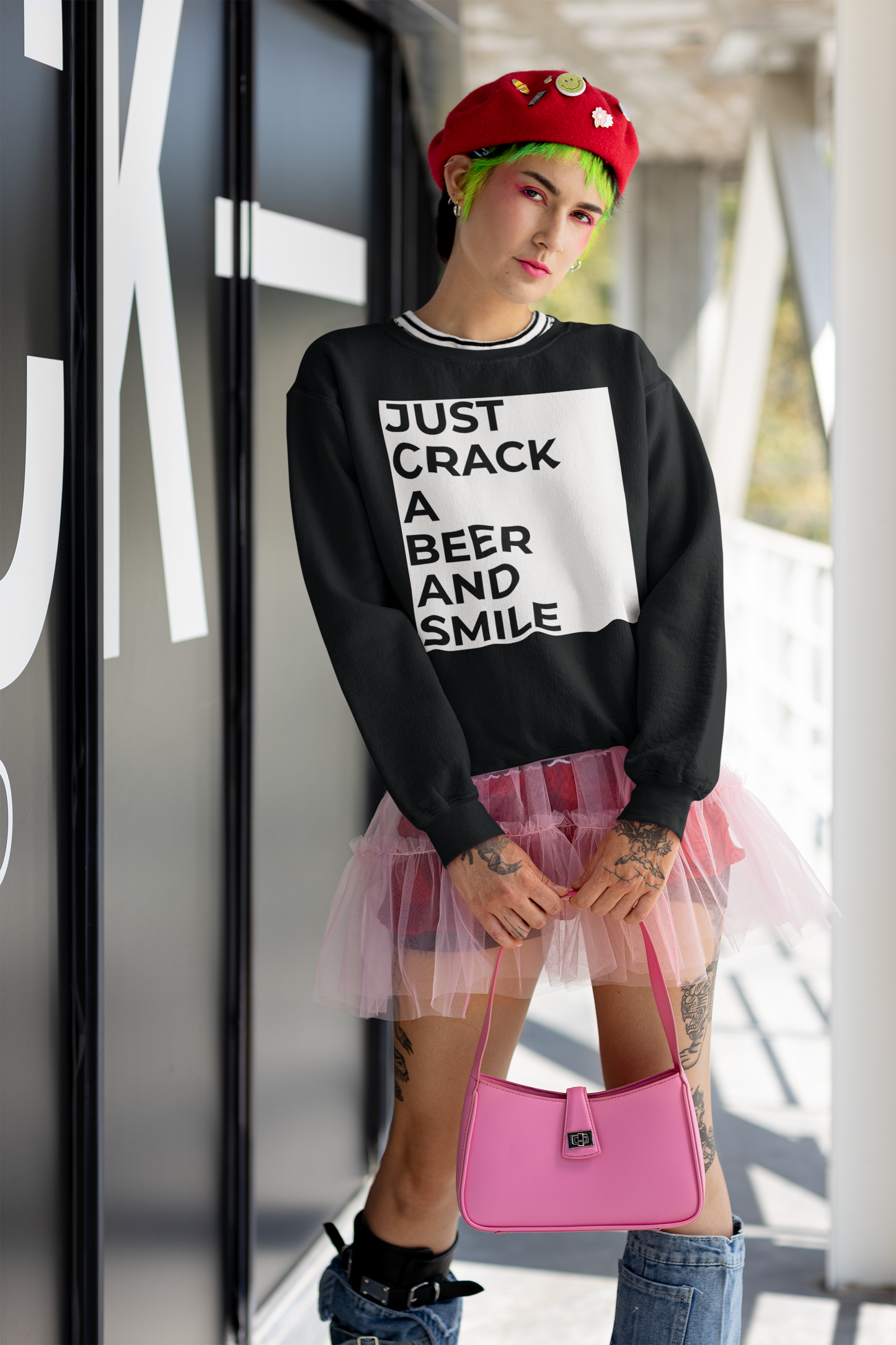 CABAS: JUST CABAS Unisex Crewneck Sweatshirt