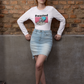 CABAS: WASTED Long Sleeve T-Shirt (White)