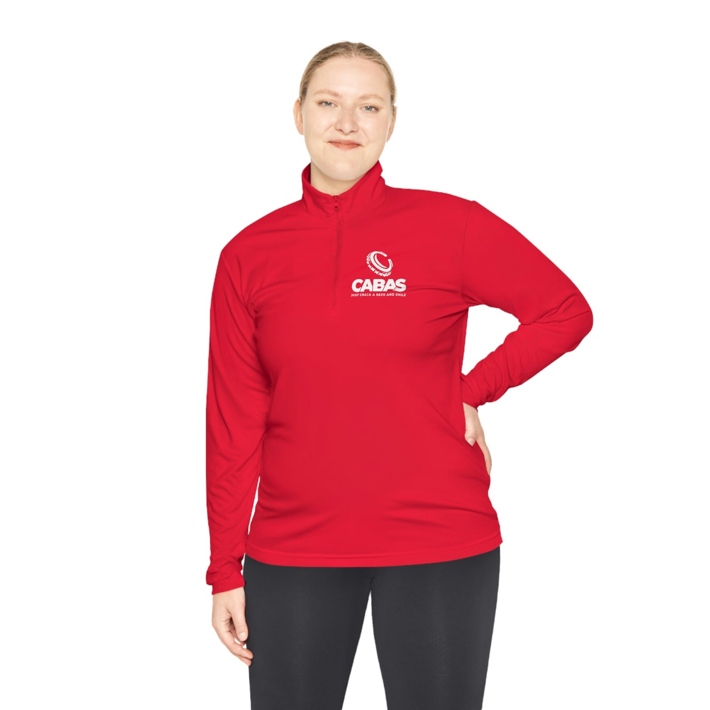 CABAS: BEER THIRTY Unisex Quarter-Zip Pullover