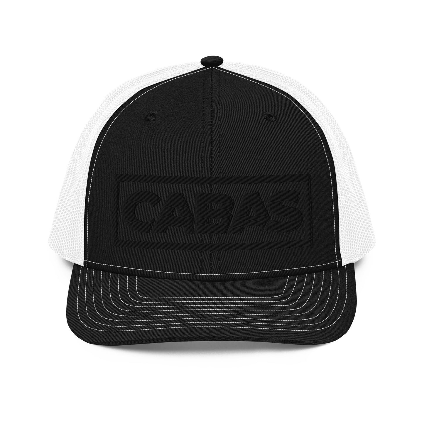 CABAS: BLACKOUT Puff Embroider Trucker Cap