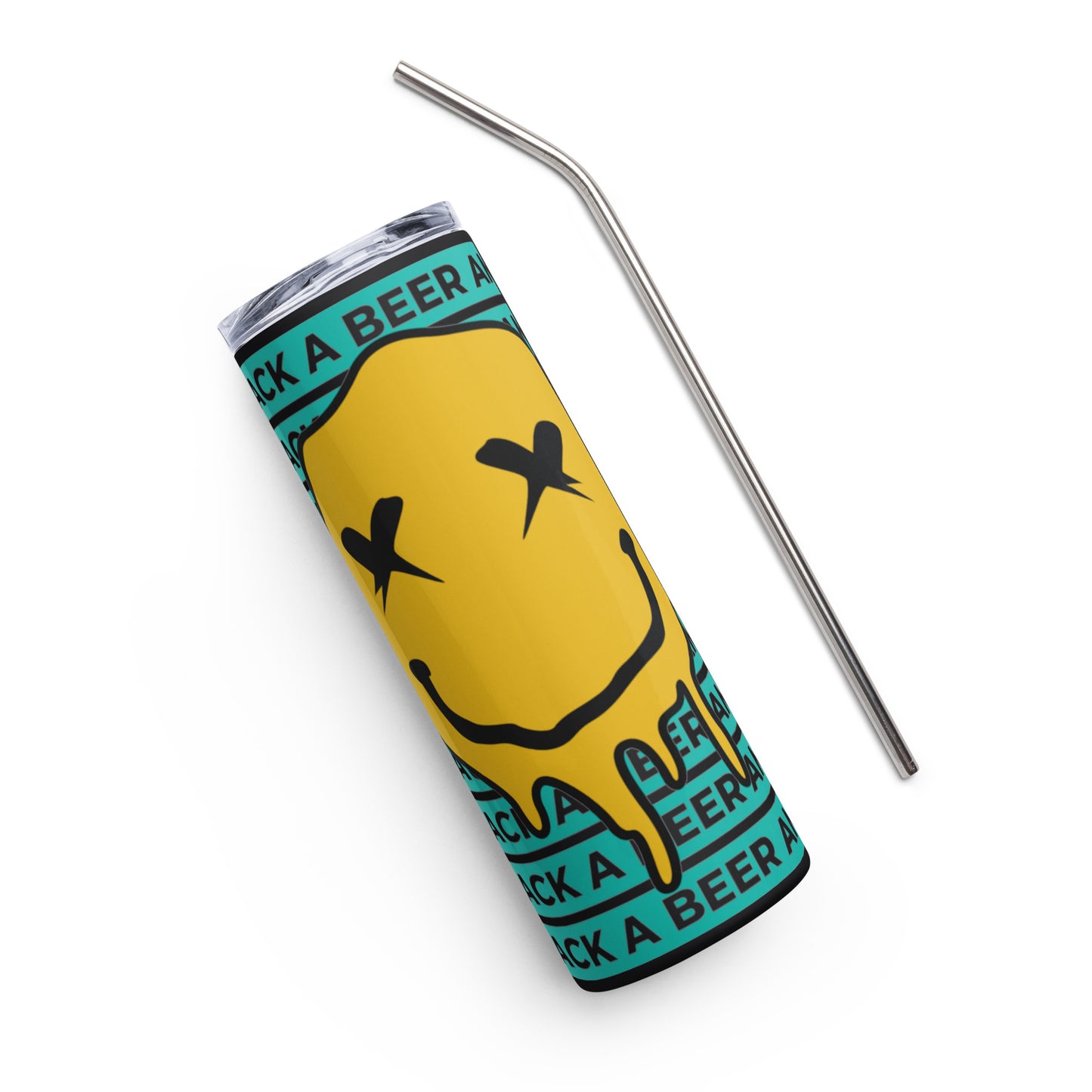 CABAS: DRUNK SMILE Stainless Steel Tumbler (20oz)