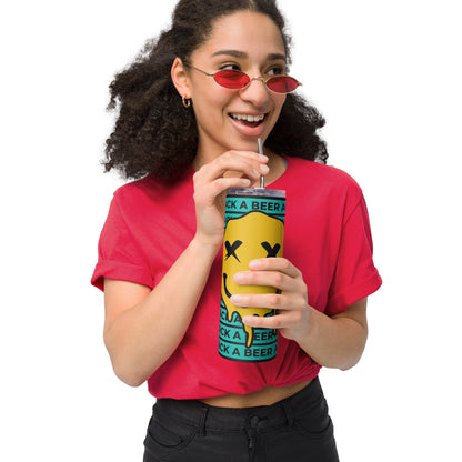 CABAS: DRUNK SMILE Stainless Steel Tumbler (20oz)