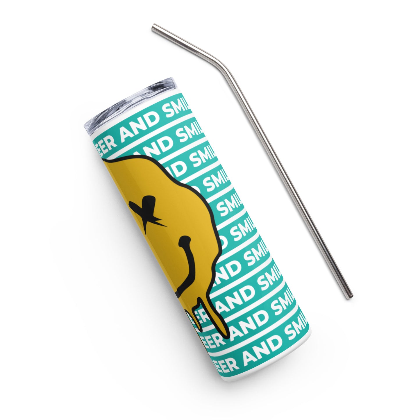 CABAS: DRUNK SMILE Stainless Steel Tumbler (20oz)