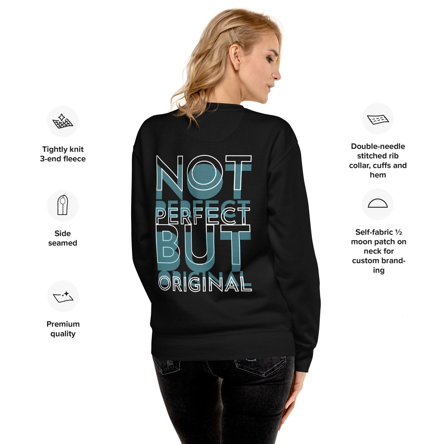 CABAS: NOT PERFECT Premium Sweatshirt