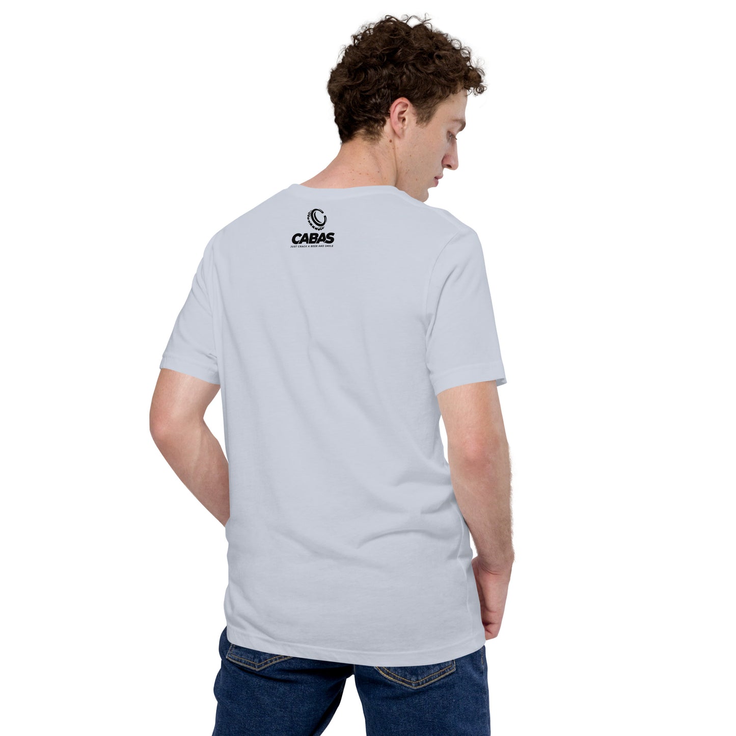 CABAS: SMILEY Men's T-Shirt (Black/Yellow) - Multiple Tee Colors