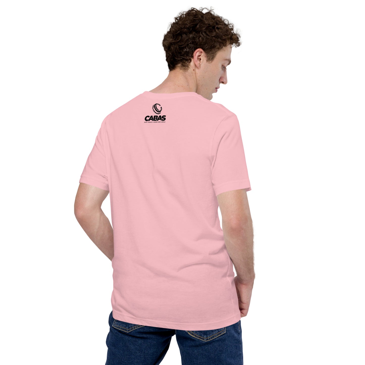 CABAS: SMILEY Men's T-Shirt (Black/Yellow) - Multiple Tee Colors