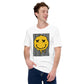 CABAS: SMILEY Men's T-Shirt (Black/Yellow) - Multiple Tee Colors
